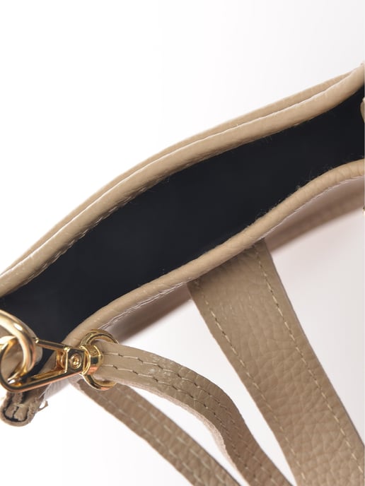 Isabella Rhea Beige Bolso de cuero - Image 4