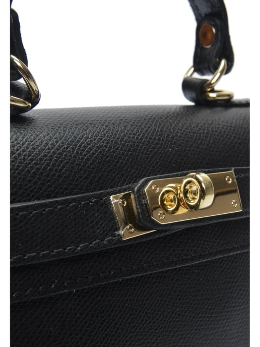 Isabella Rhea Negro Bolso de cuero - Image 3
