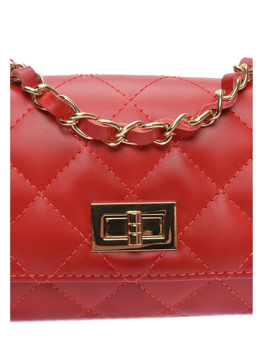 Luisa Vannini Rojo Bolso de cuero - Image 3