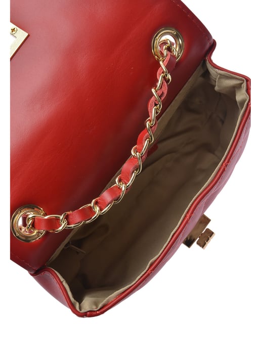 Luisa Vannini Rojo Bolso de cuero - Image 4