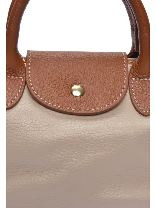 Roberta M Beige Bolso de cuero - Image 3