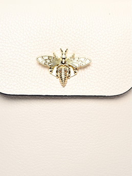 Roberta M Beige Bolso de cuero - Image 3