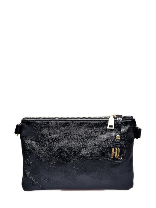 Anna Luchini Negro Bolso de cuero - Image 1