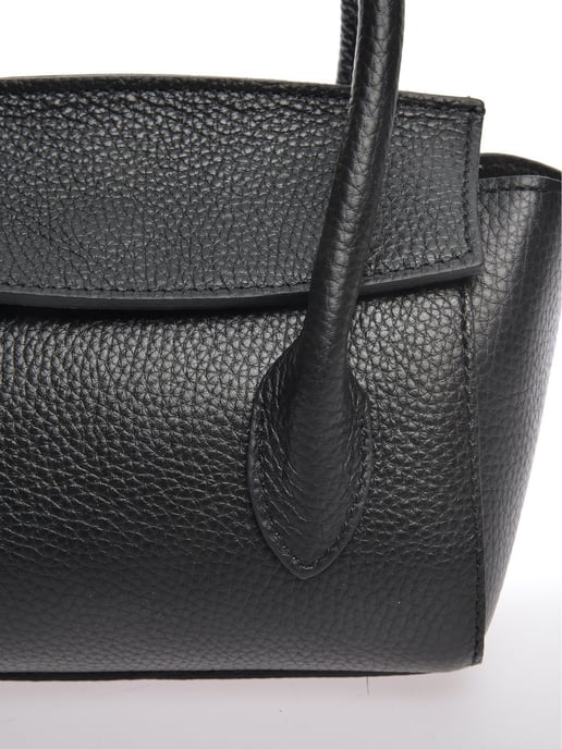 Anna Luchini Negro Bolso de cuero - Image 3