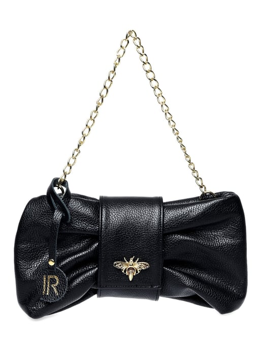 Isabella Rhea Negro Bolso de cuero - Image 1