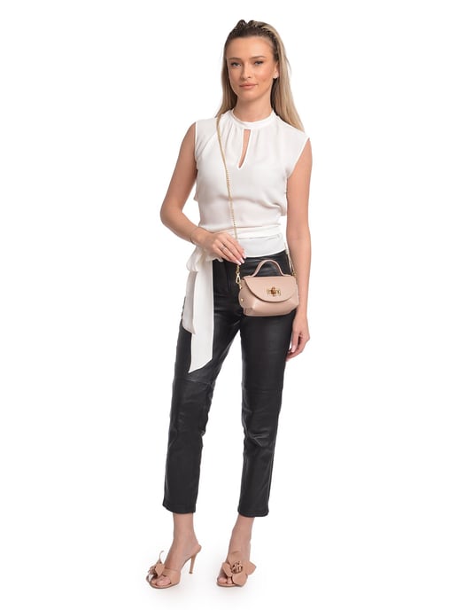 Anna Luchini Rose Bolso de cuero - Image 5