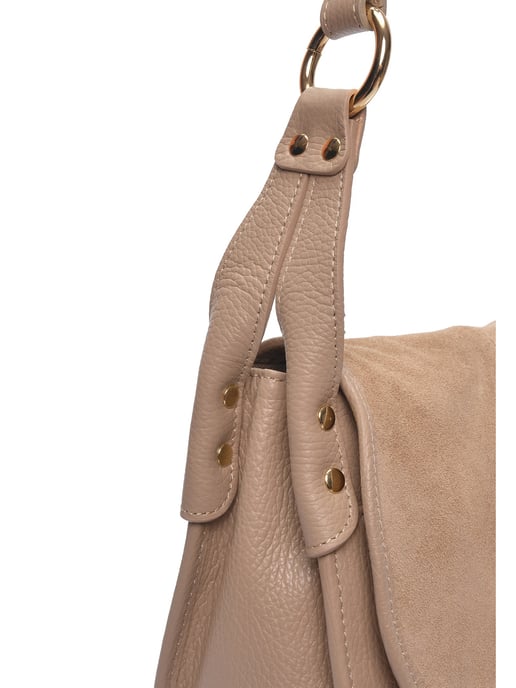 Luisa Vannini Beige Bolso de cuero - Image 3