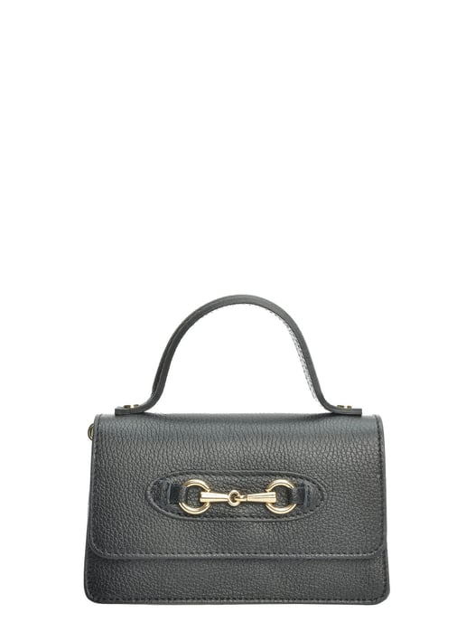 Isabella Rhea Negro Bolso de cuero - Image 1