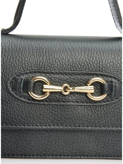 Isabella Rhea Negro Bolso de cuero - Image 3