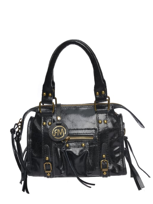 Roberta M Negro Bolso de cuero - Image 1