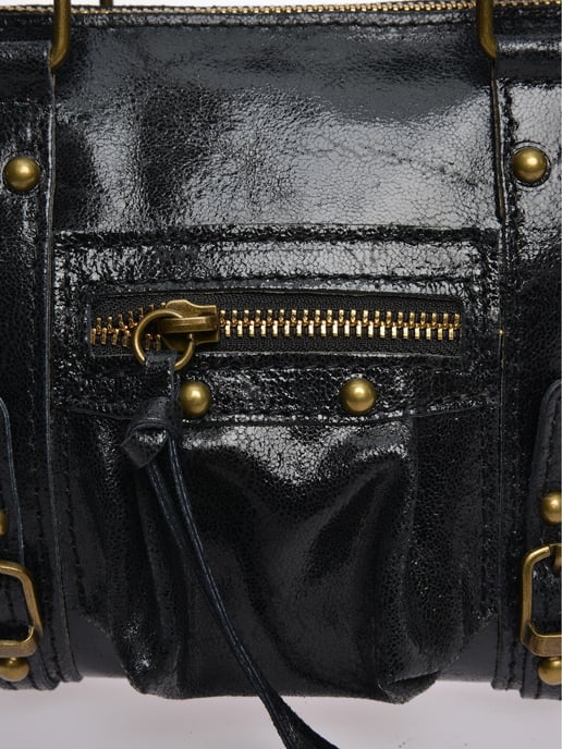 Roberta M Negro Bolso de cuero - Image 3