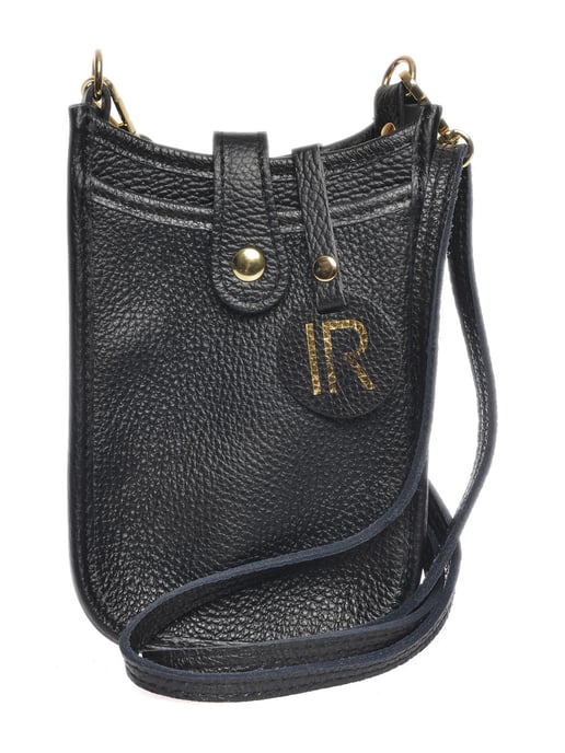 Isabella Rhea Negro Bolso de cuero - Image 1