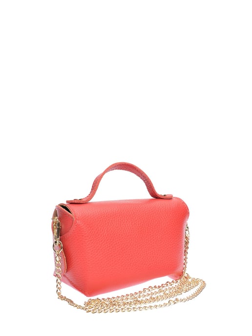 Anna Luchini Rojo Bolso de cuero - Image 2