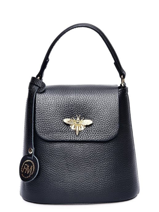 Roberta M Negro Bolso de cuero - Image 1