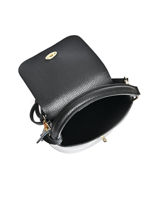 Roberta M Negro Bolso de cuero - Image 4