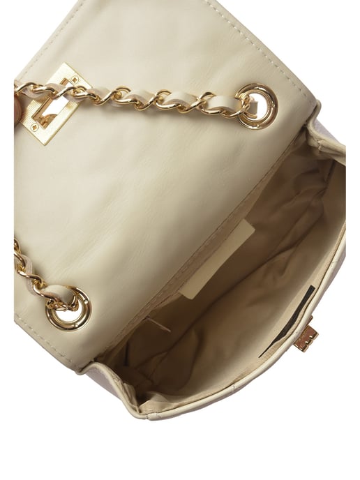 Luisa Vannini Beige Bolso de cuero - Image 4
