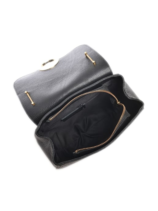 Luisa Vannini Negro Bolso de cuero - Image 4