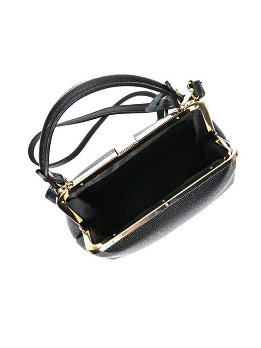 Roberta M Negro Bolso de cuero - Image 4