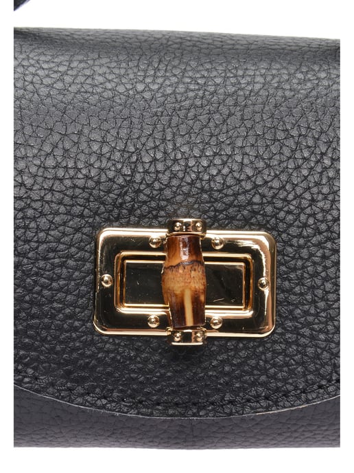 Anna Luchini Negro Bolso de cuero - Image 3