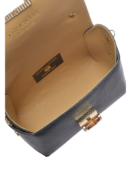 Anna Luchini Negro Bolso de cuero - Image 4