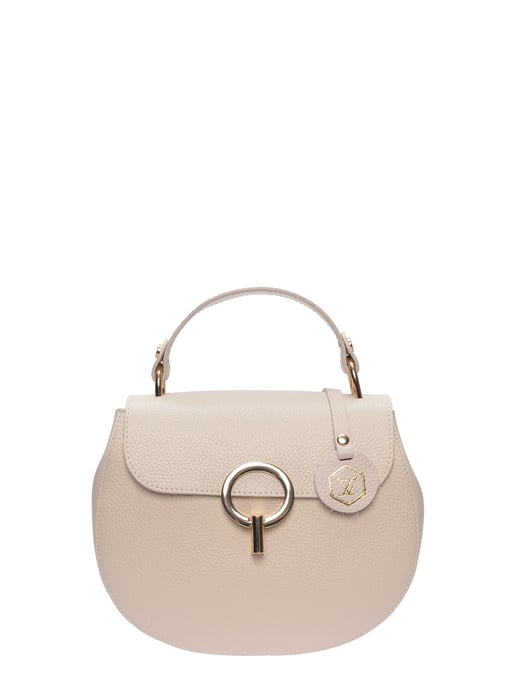 Luisa Vannini Beige Bolso de cuero - Image 1