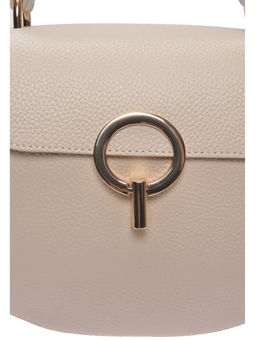 Luisa Vannini Beige Bolso de cuero - Image 3