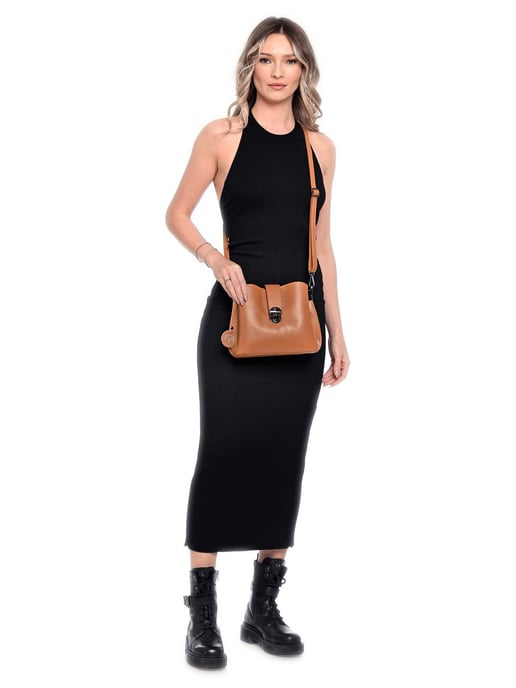 Luisa Vannini Brown Bolso de cuero - Image 5