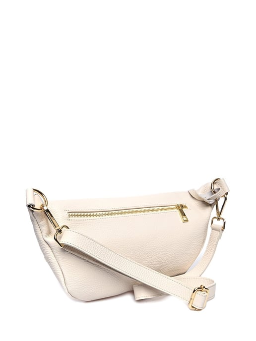 Anna Luchini Beige Bolso de cuero - Image 2