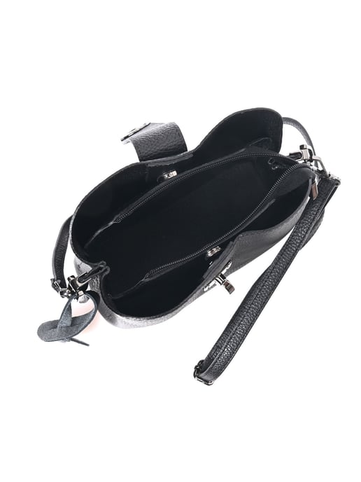 Luisa Vannini Negro Bolso de cuero - Image 4