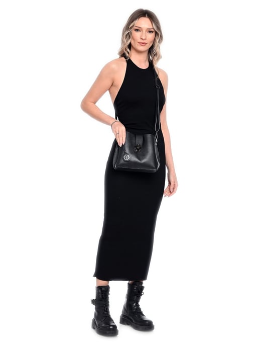 Luisa Vannini Negro Bolso de cuero - Image 5