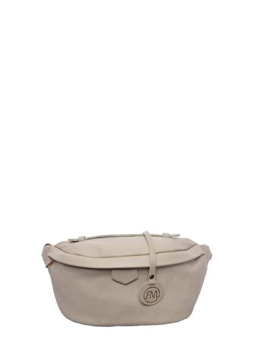 Roberta M Beige Bolso de cuero - Image 1