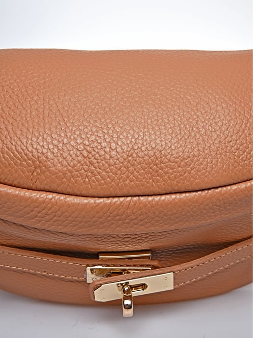 Anna Luchini Brown Bolso de cuero - Image 3