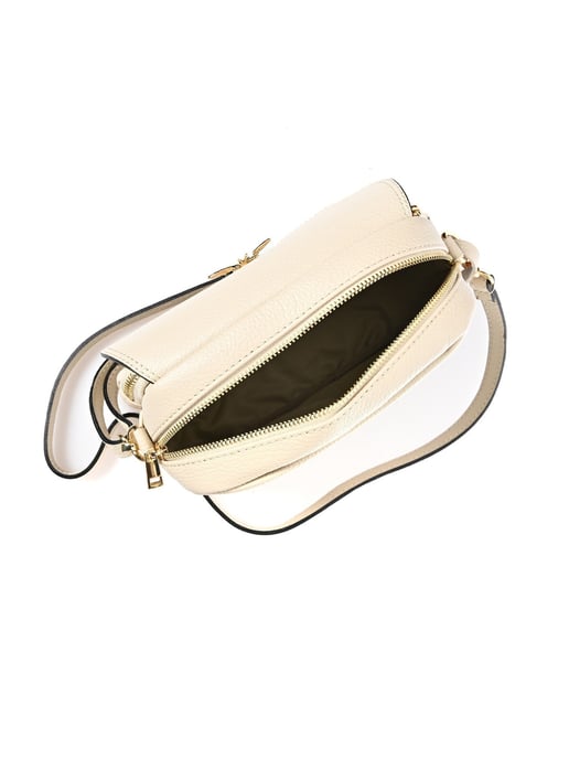 Roberta M Beige Bolso de cuero - Image 4