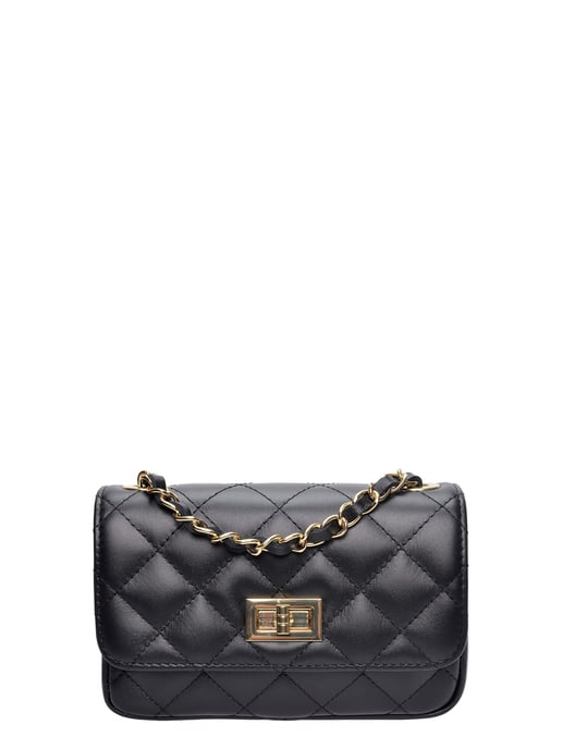 Luisa Vannini Negro Bolso de cuero - Image 1