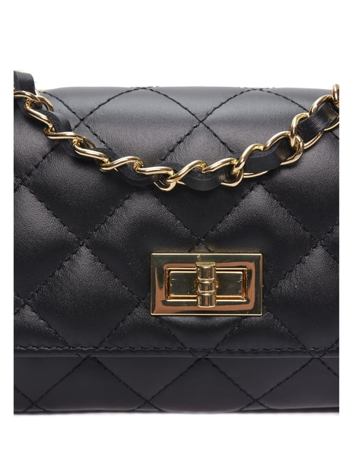 Luisa Vannini Negro Bolso de cuero - Image 3