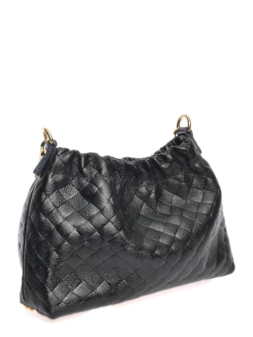 Anna Luchini Negro Bolso de cuero - Image 2