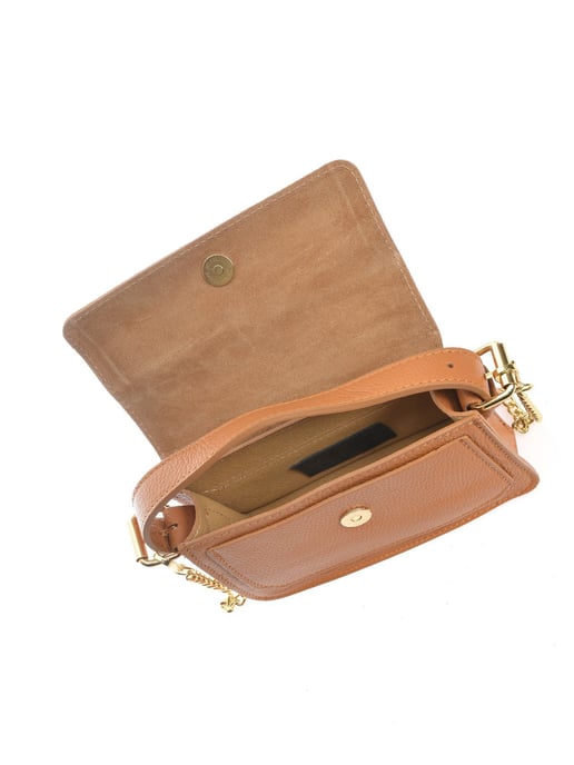 Anna Luchini Brown Bolso de cuero - Image 4