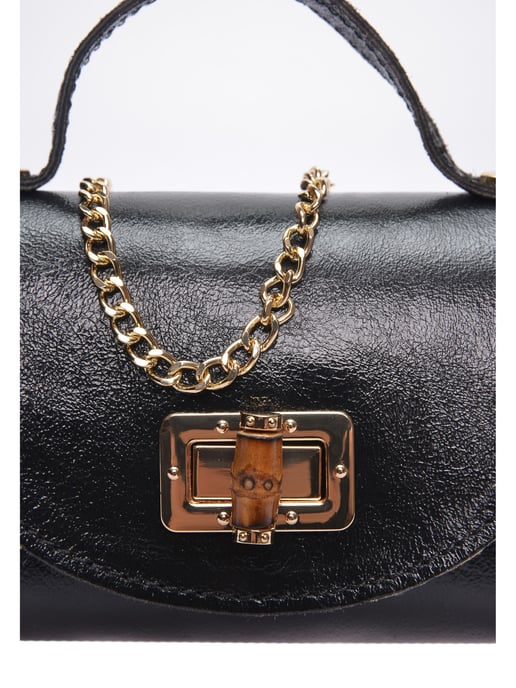 Roberta M Negro Bolso de cuero - Image 3