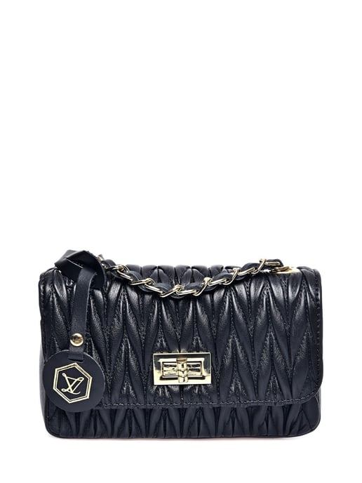 Luisa Vannini Negro Bolso de cuero - Image 1