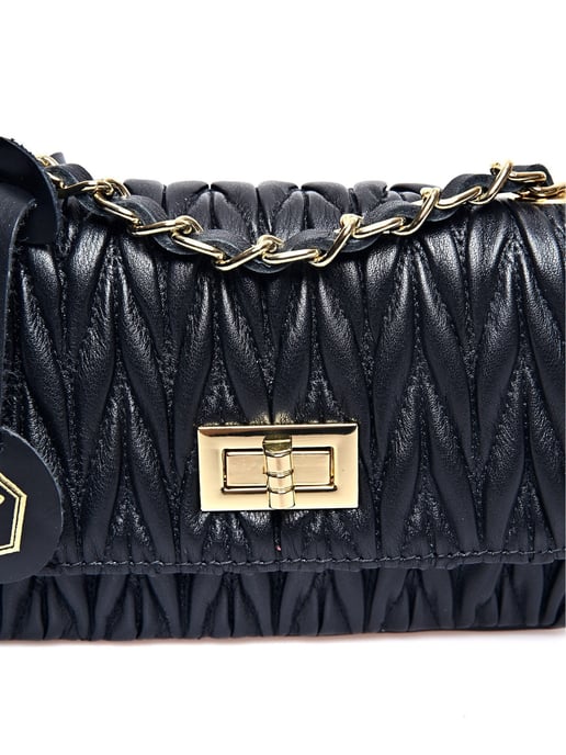 Luisa Vannini Negro Bolso de cuero - Image 3