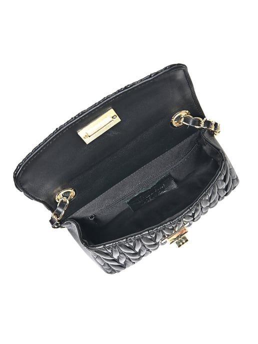 Luisa Vannini Negro Bolso de cuero - Image 4
