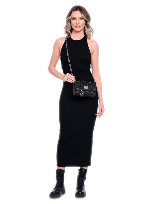 Luisa Vannini Negro Bolso de cuero - Image 5