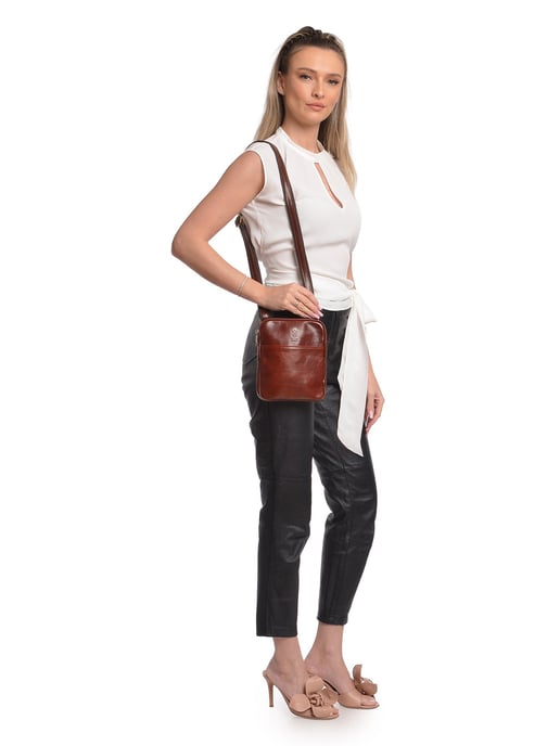 Anna Luchini Granate Bolso de cuero - Image 5