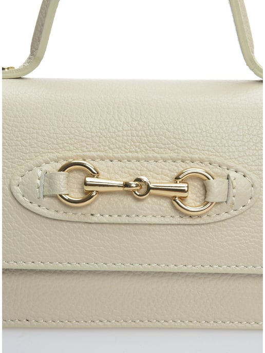 Isabella Rhea Beige Bolso de cuero - Image 3