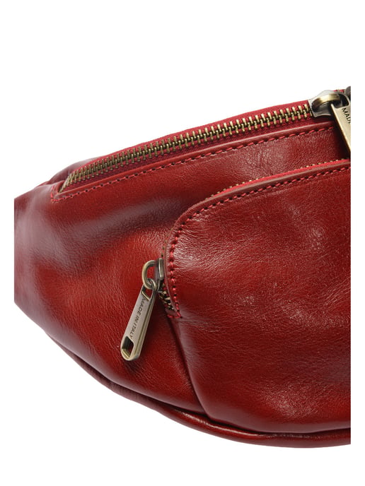 Isabella Rhea Rojo Bolso de cuero - Image 3