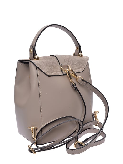 Roberta M Beige Bolso de cuero - Image 2