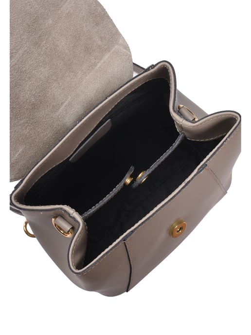 Roberta M Beige Bolso de cuero - Image 4