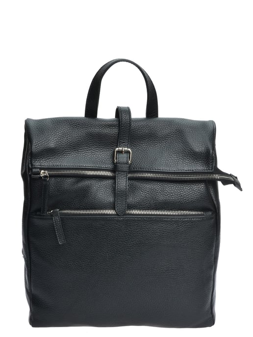 Anna Luchini Negro Bolso de cuero - Image 1
