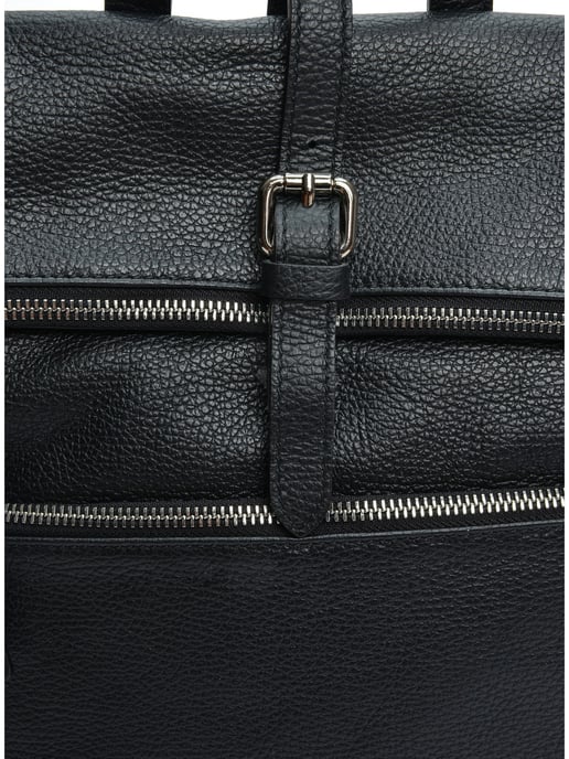 Anna Luchini Negro Bolso de cuero - Image 3