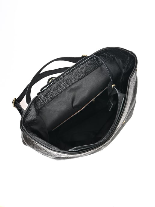 Roberta M Negro Bolso de cuero - Image 4